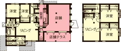 アフターの間取り図