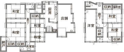 ビフォーの間取り図