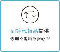 ”同等代替品提供”